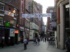 Mathew Street, Merseyside mit Cavern Club, Cavern Pub, Beatles Shop