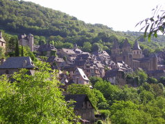 Conques mit seiner berhmten Abtei