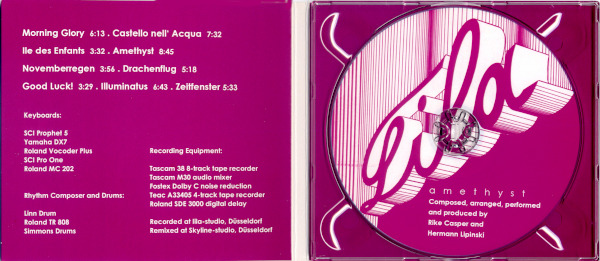 Lila Amethyst CDr Cover innen